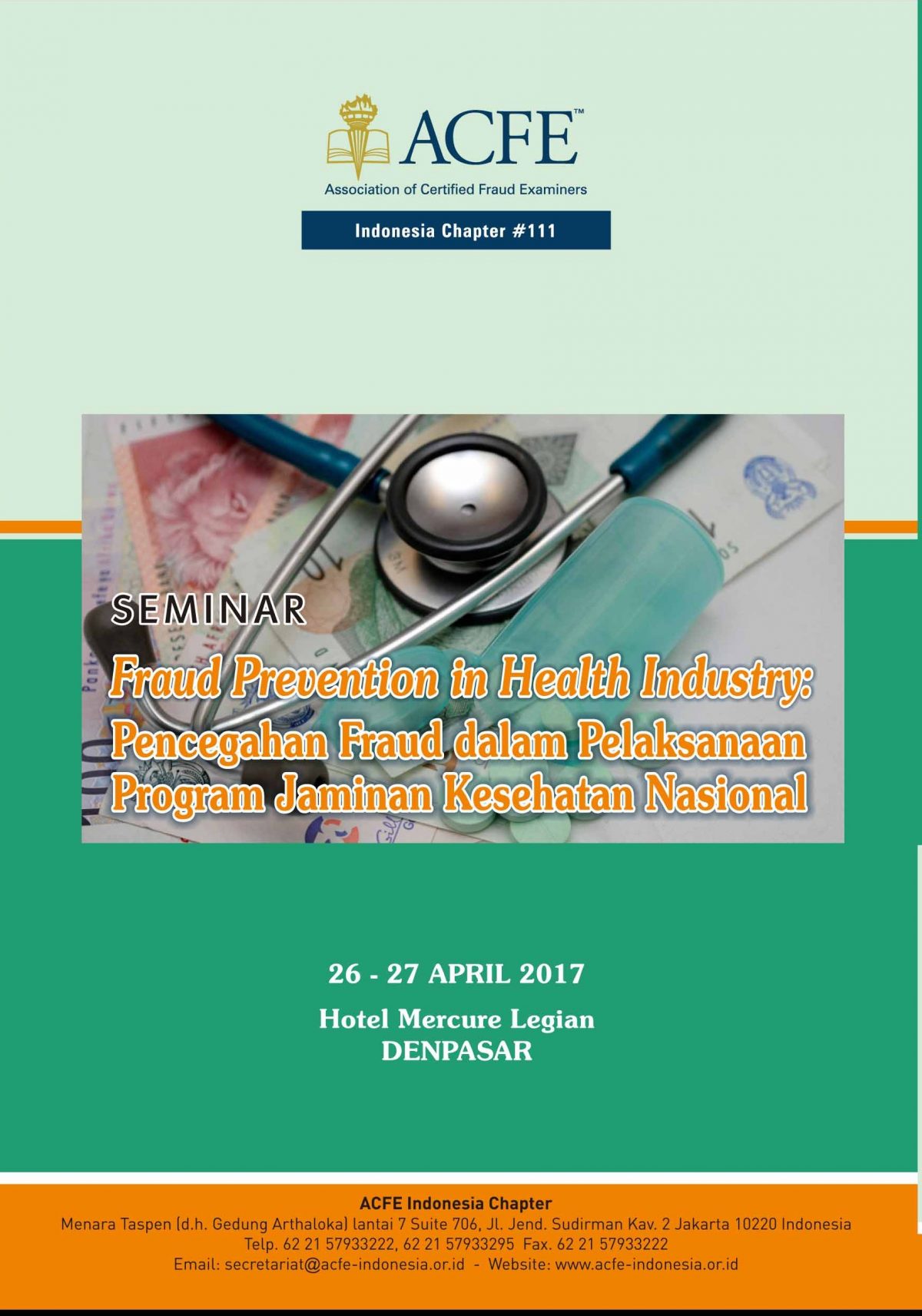 Seminar “Fraud Prevention in Health Industry” – ACFE Indonesia