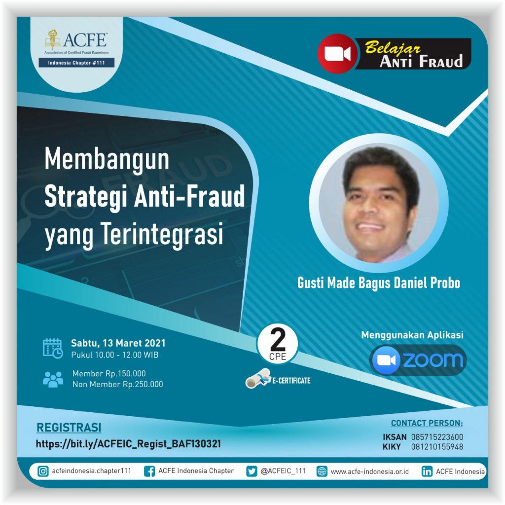 Membangun Strategi Anti-Fraud Yang Terintegrasi – ACFE Indonesia