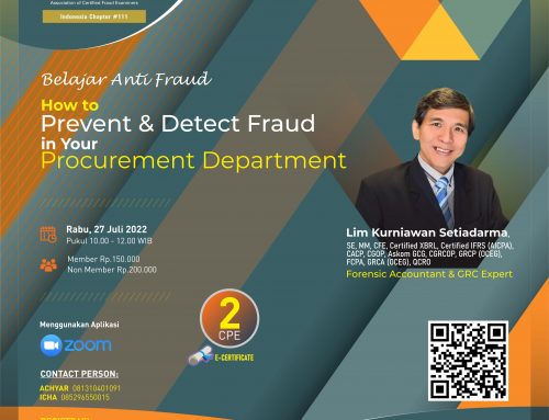Belajar Anti Fraud : How to Prevent & Detect Fraud in Your Procurement Department