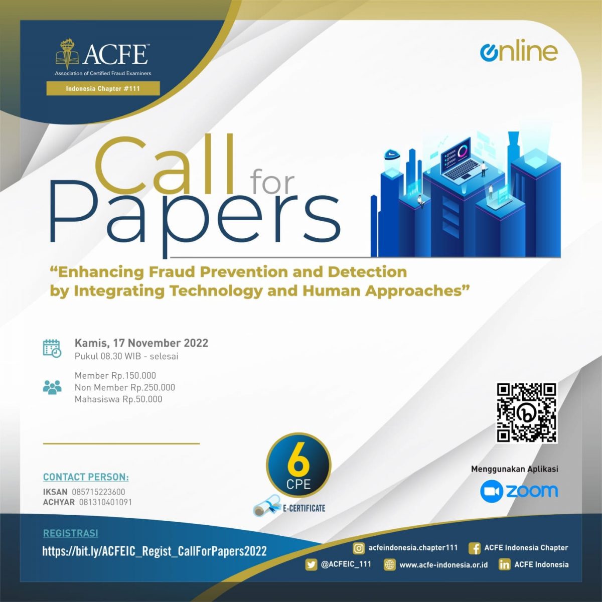 Call For Papers 2022 ACFE Indonesia