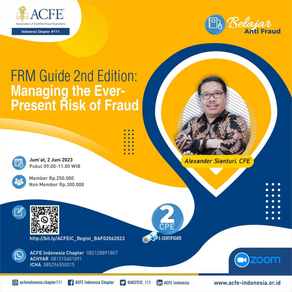 FRM Guide 2nd Edition: Managing The Ever-Present Risk Of Fraud – ACFE ...