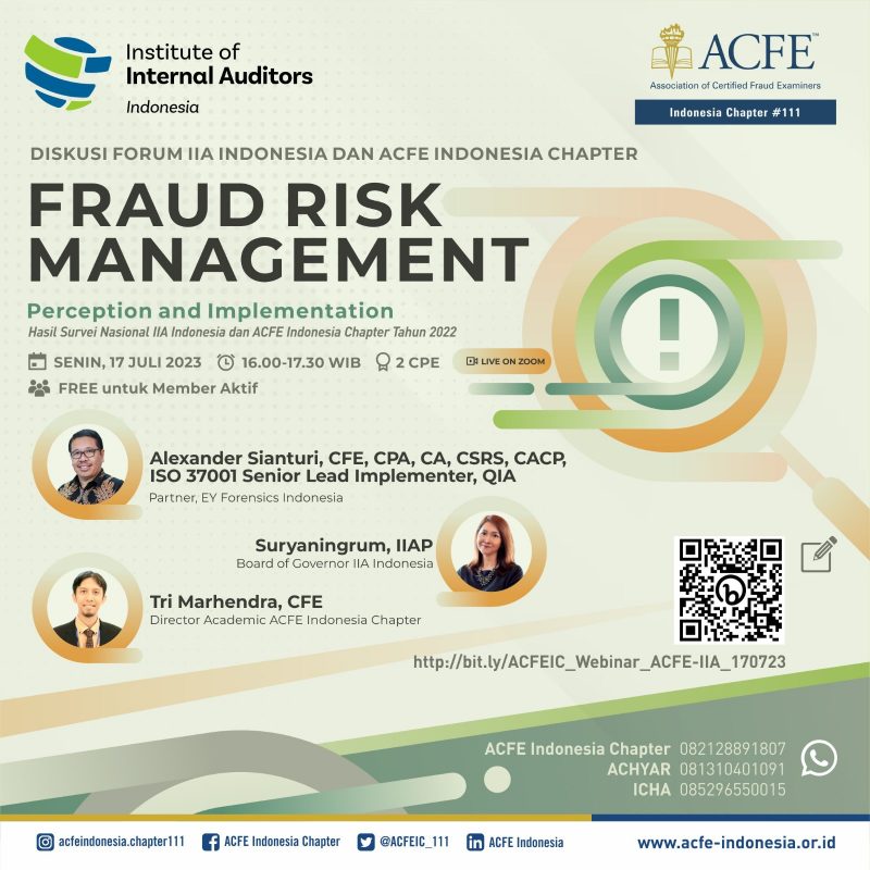 Fraud Risk Management: Perception and Implementation – ACFE Indonesia